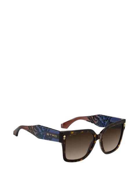 ETRO floral-detail sunglasses - Brown - zdjęcie produktu nr 2