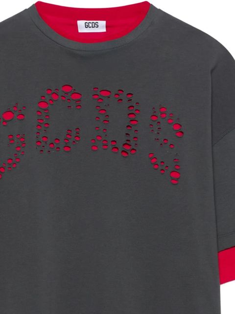 GCDS cut-out T-shirt - Grey - zdjęcie produktu nr 2
