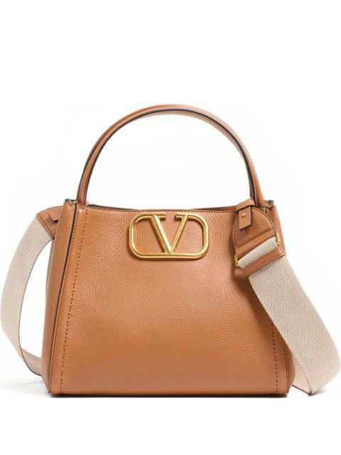 Valentino Garavani medium Alltime leather tote bag - Brown - zdjęcie produktu nr 1
