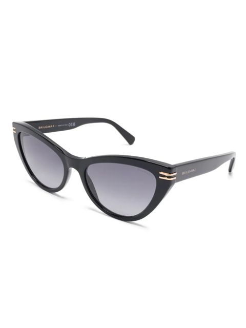 Bvlgari logo-print sunglasses - Black - zdjęcie produktu nr 2