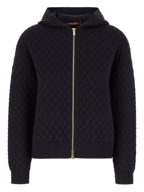 Max Mara quilted hooded coat - Blue - zdjęcie produktu nr 1