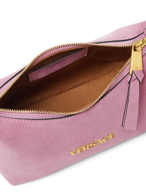 Versace Tag logo shoulder bag - Pink