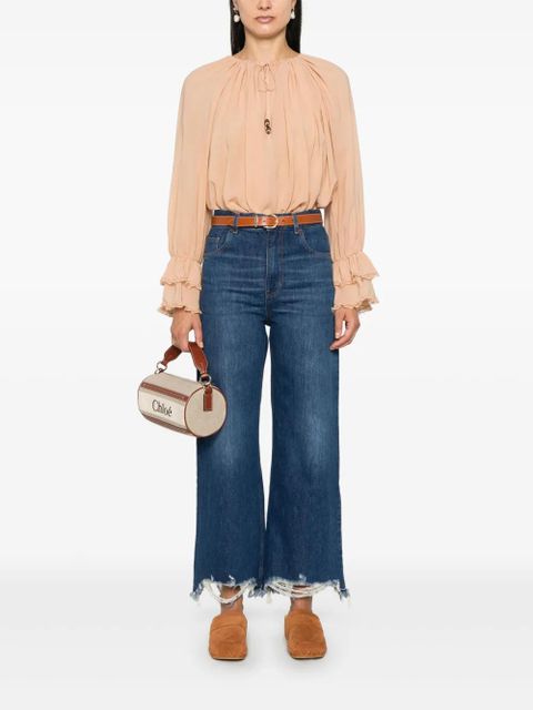 Chloé cropped wide-leg jeans - Blue - zdjęcie produktu nr 2