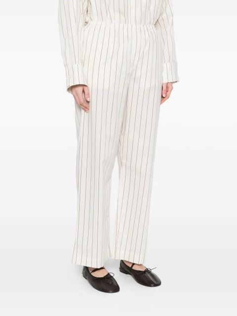 Faithfull the Brand Paloma striped trousers - Neutrals