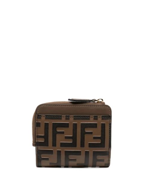 FENDI FF Diamonds leather wallet - Brown - zdjęcie produktu nr 2