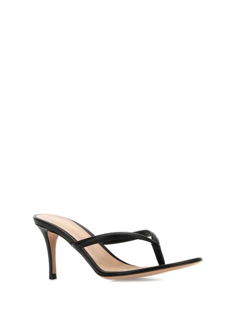 Gianvito Rossi 70mm Calypso leather sandals - Black - zdjęcie produktu nr 2
