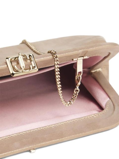 Jimmy Choo Skylar Shimmer clutch - Gold