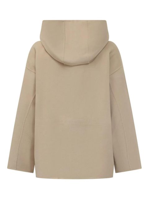 Weekend Max Mara hooded wool coat - Neutrals - zdjęcie produktu nr 2