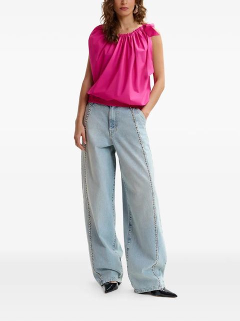 Essentiel Antwerp tie-detail blouse - Pink - zdjęcie produktu nr 2