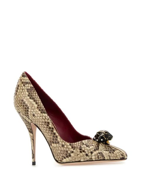 Valentino Garavani python embellished pumps - Neutrals - zdjęcie produktu nr 2