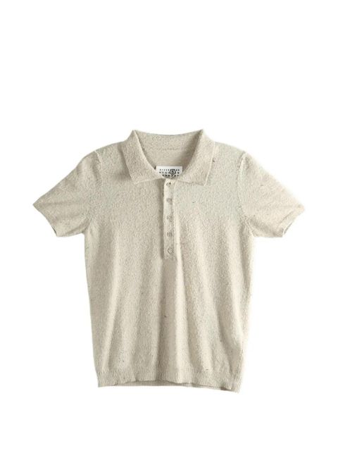 MM6 Maison Margiela short-sleeve polo shirt - Neutrals - zdjęcie produktu nr 1