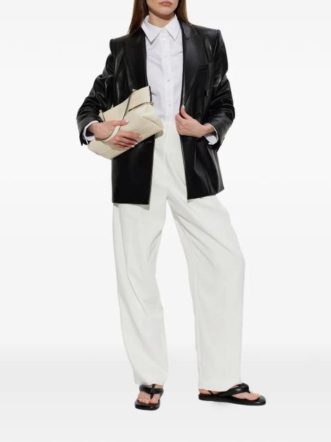 Givenchy Boudoir padded leather flip-flops - Black