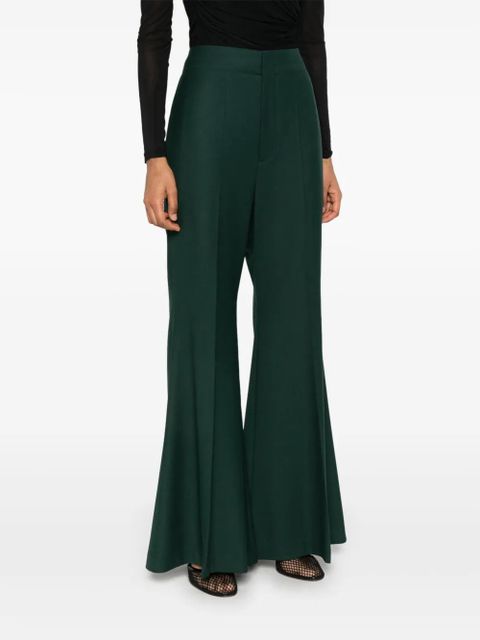 Victoria Beckham wide-leg trousers - Green