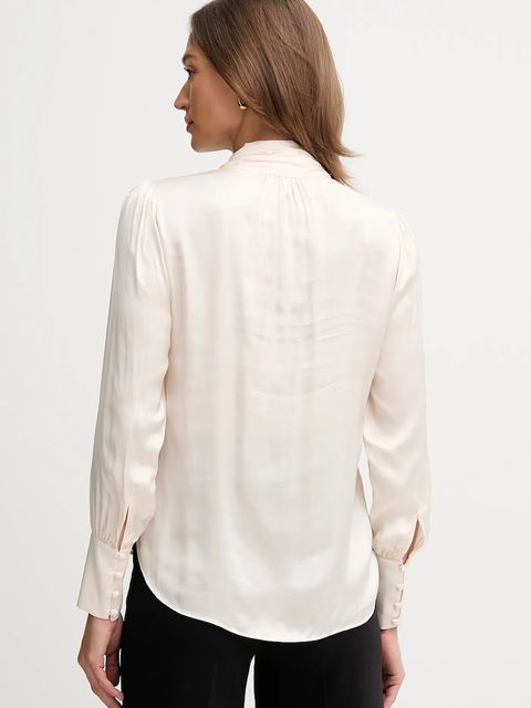 Pedro del Hierro bluzka damska kolor beżowy gładka 6632954