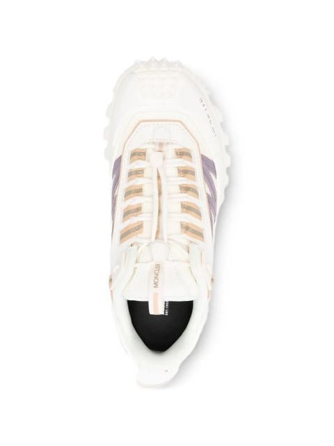 Moncler logo detail trainers - White