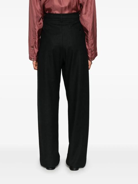 LEMAIRE belted tailored trousers - Grey