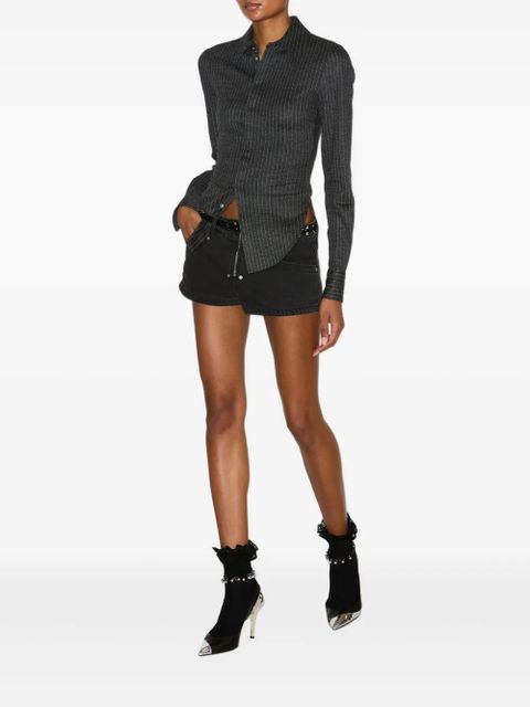 ISABEL MARANT Romea pinstripe shirt - Grey