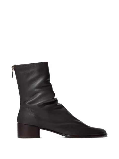 LEMAIRE glove zip ankle boots - Brown - zdjęcie produktu nr 1