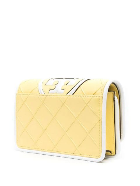 Tory Burch quilted leather crossbody bag - Yellow