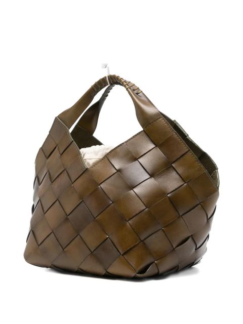 DRAGON DIFFUSION Botteghe woven tote bag - Green