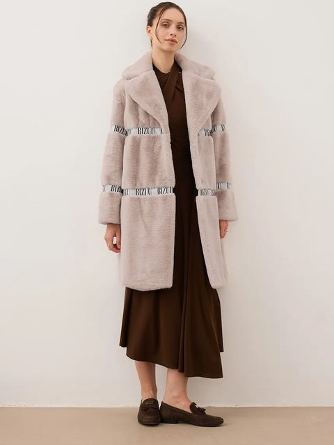 Bizuu płaszcz FLORENCE kolor beżowy FLORENCE BEŻOWY