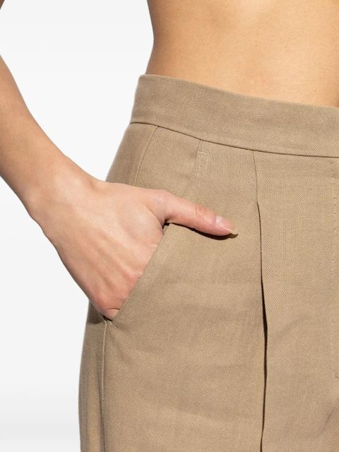 Max Mara Abate pocket pleated trousers - Brown