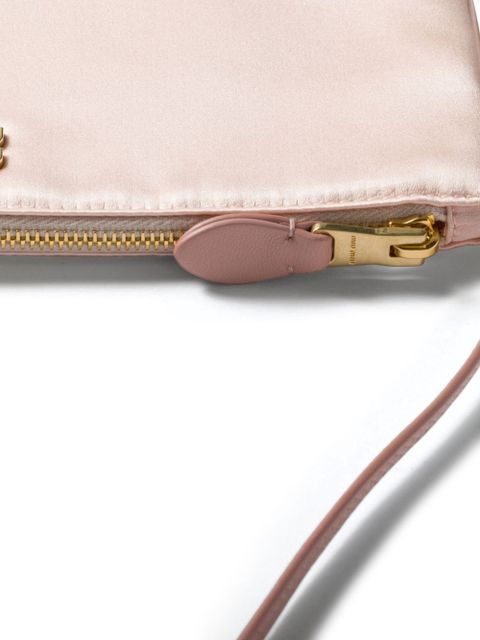 Miu Miu Satin mini pouch clutch bag - Pink