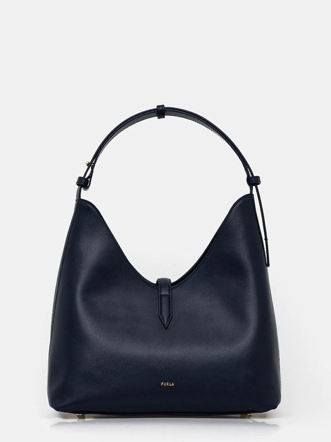 Furla torebka skórzana Goccia M kolor granatowy WB01499 BX3104 4852S