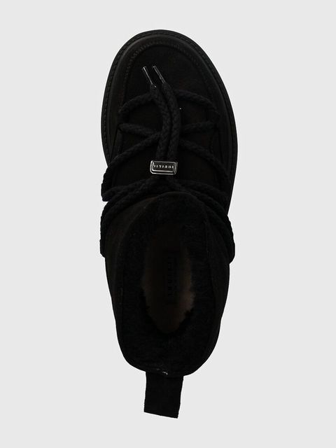 Inuikii śniegowce zamszowe Classic Low Platform kolor czarny 1001.006.0012