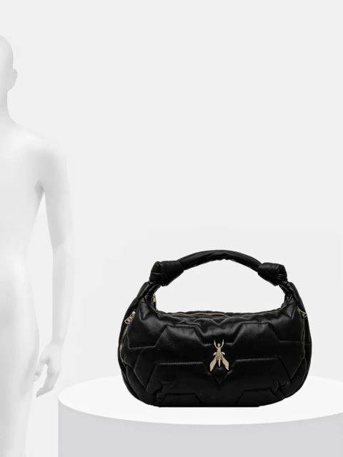 Patrizia Pepe torebka skórzana kolor czarny 8B0222 L006