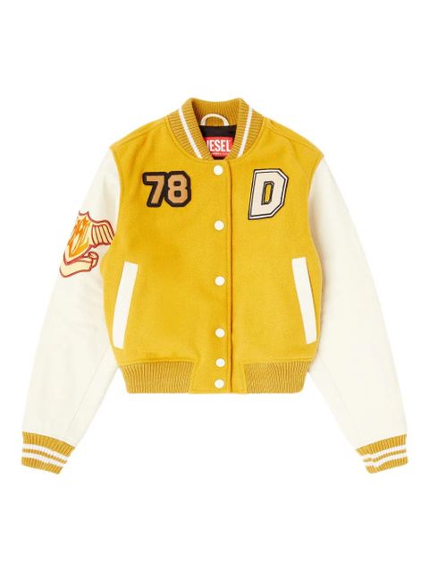Diesel L-Real-Cp phoenix-embroidered jacket - Yellow - zdjęcie produktu nr 1