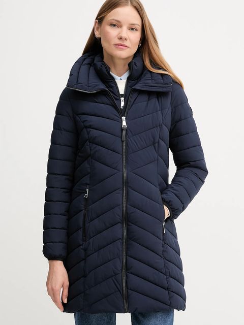 Dkny kurtka damska kolor granatowy przejściowa DLEMPN46 - zdjęcie produktu nr 1