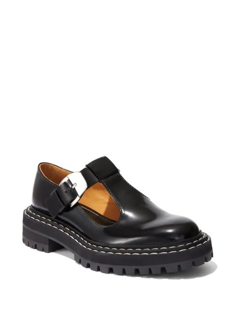 Proenza Schouler Lug Sole Mary Janes - Black