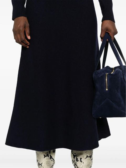 Jil Sander A-line midi skirt - Blue