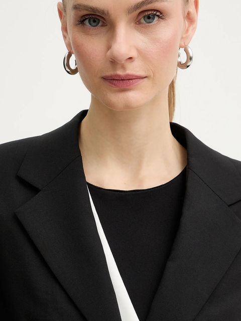 Karl Lagerfeld marynarka z dodatkiem wełny BW ESSENTIAL