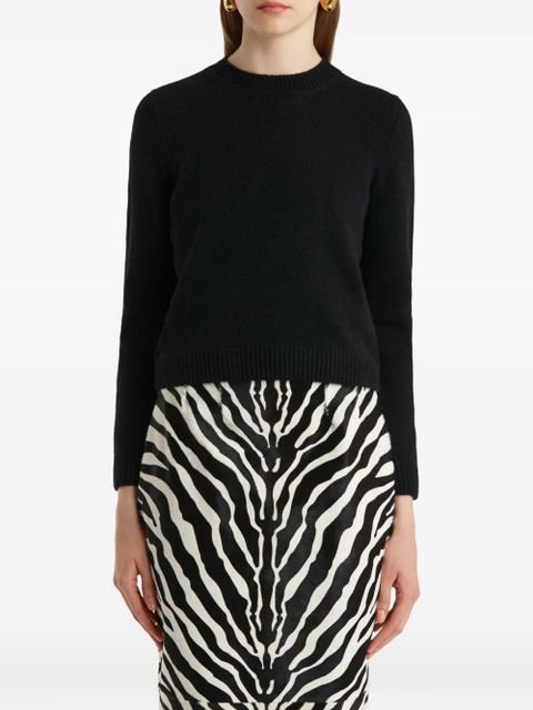 KHAITE Leta crewneck knitwear - Black