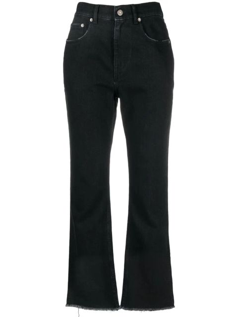 Golden Goose cropped straight-leg jeans - Black
