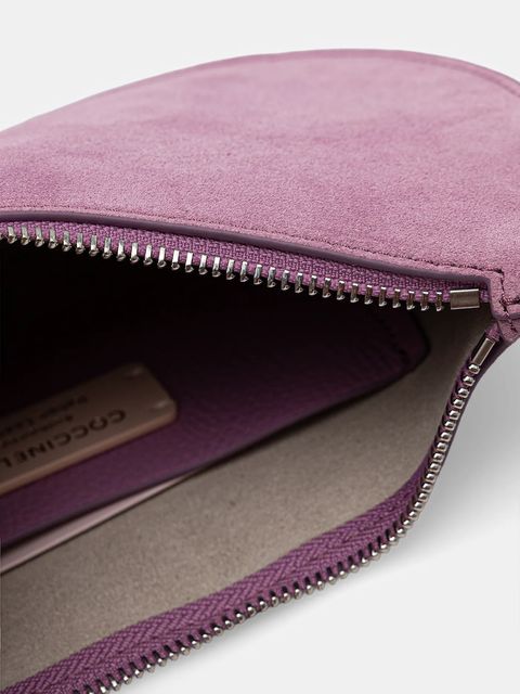 Coccinelle torebka zamszowa kolor fioletowy E1.QKG.13.03.01