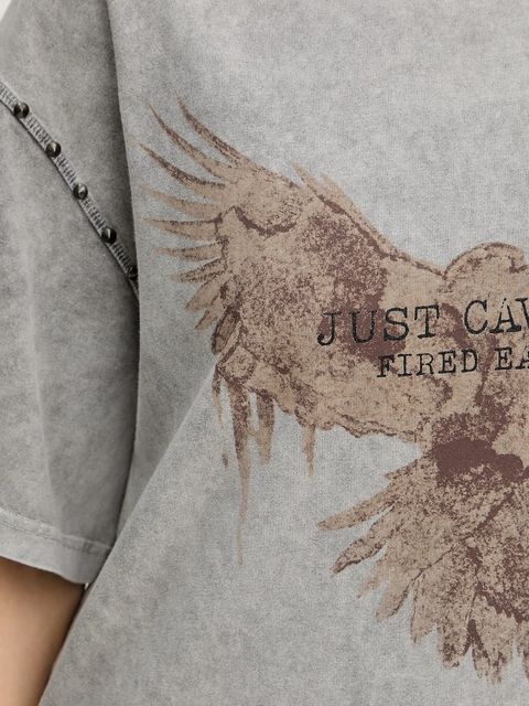Just Cavalli t-shirt bawełniany - zdjęcie produktu nr 2