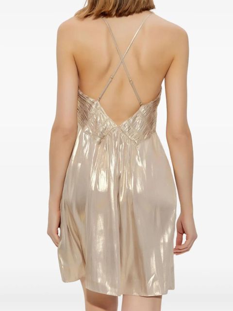 Zadig&Voltaire metallic-effect mini dress - Gold