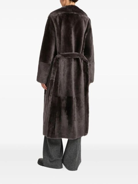 Yves Salomon reversible shearling coat - Grey