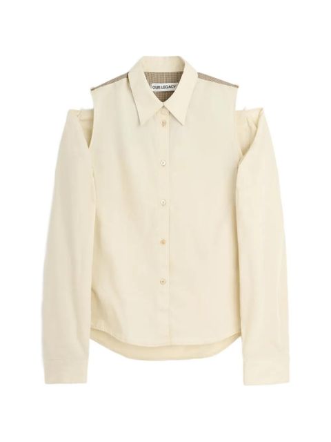 OUR LEGACY Split shirt - Neutrals