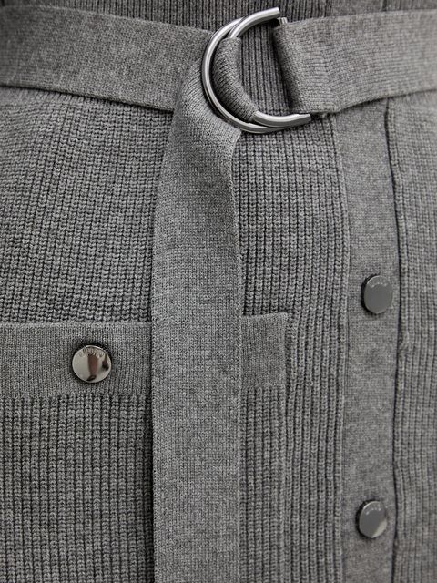 Liu Jo sukienka kolor szary mini prosta MF5371 MS99E