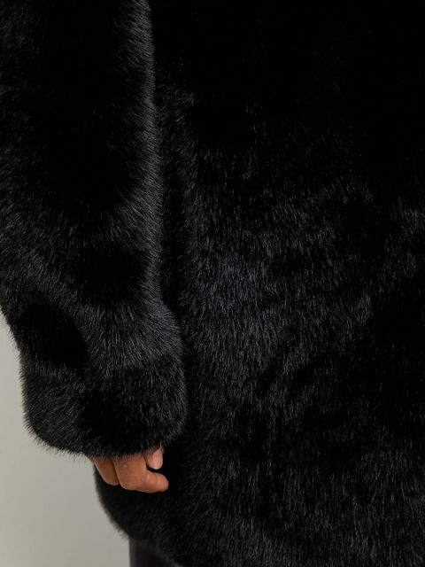 Answear.LAB płaszcz kolor czarny