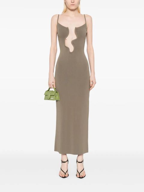 Christopher Esber Salacia wire column dress - Green - zdjęcie produktu nr 2