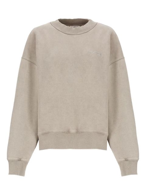 The Attico logo-embroidered sweatshirt - Neutrals - zdjęcie produktu nr 1
