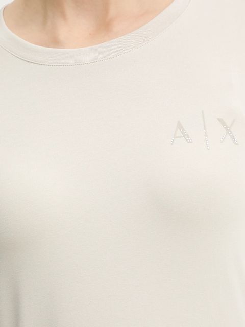 Armani Exchange longsleeve kolor beżowy XW001353 AF17173