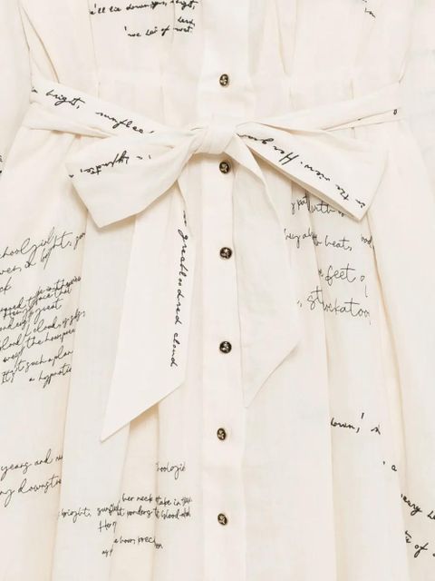 ZIMMERMANN Dream shirt dress - Neutrals - zdjęcie produktu nr 2