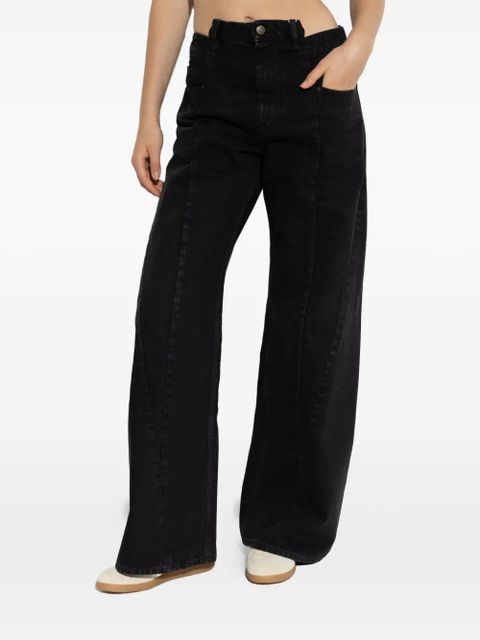 Maison Margiela cutout-panel pants - Black