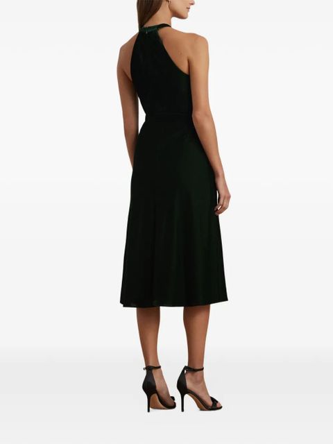 Lauren Ralph Lauren belted midi dress - Green